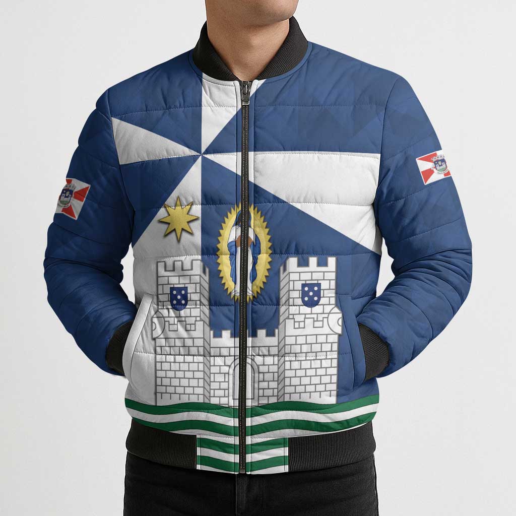 Faro Portugal Bomber Puffer Jacket Sporty Style - Wonder Print Shop