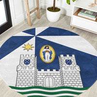 Faro Portugal Round Carpet Sporty Style - Wonder Print Shop