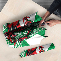 Wales Celtic Cross Umbrella Cymru Am Byth Green Version - Wonder Print Shop