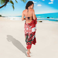 Wales Celtic Cross Sarong Cymru Am Byth Red Version - Wonder Print Shop