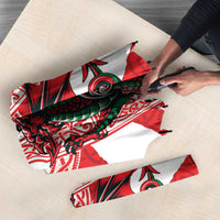 Wales Celtic Cross Umbrella Cymru Am Byth Red Version - Wonder Print Shop