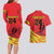 Custom Uganda Independence Day 1962 Couples Matching Long Sleeve Bodycon Dress and Hawaiian Shirt Coat Of Arms With Kente Patterns - Wonder Print Shop