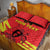 Custom Uganda Independence Day 1962 Quilt Bed Set Coat Of Arms With Kente Patterns - Wonder Print Shop