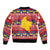 Colombia Christmas Bomber Jacket Libertad y Orden With Feliz Navidad - Wonder Print Shop