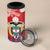 Colombia Christmas 4 in 1 Can Cooler Tumbler Libertad y Orden With Feliz Navidad - Wonder Print Shop