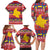 Colombia Christmas Family Matching Long Sleeve Bodycon Dress and Hawaiian Shirt Libertad y Orden With Feliz Navidad - Wonder Print Shop