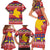 Colombia Christmas Family Matching Short Sleeve Bodycon Dress and Hawaiian Shirt Libertad y Orden With Feliz Navidad - Wonder Print Shop