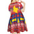 Colombia Christmas Kid Short Sleeve Dress Libertad y Orden With Feliz Navidad - Wonder Print Shop