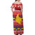 Colombia Christmas Off Shoulder Maxi Dress Libertad y Orden With Feliz Navidad - Wonder Print Shop