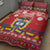 Colombia Christmas Quilt Bed Set Libertad y Orden With Feliz Navidad - Wonder Print Shop