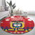 Colombia Christmas Round Carpet Libertad y Orden With Feliz Navidad