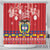 Colombia Christmas Shower Curtain Libertad y Orden With Feliz Navidad