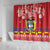 Colombia Christmas Shower Curtain Libertad y Orden With Feliz Navidad