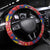 Colombia Christmas Steering Wheel Cover Libertad y Orden With Feliz Navidad - Wonder Print Shop