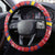 Colombia Christmas Steering Wheel Cover Libertad y Orden With Feliz Navidad - Wonder Print Shop