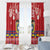 Colombia Christmas Window Curtain Libertad y Orden With Feliz Navidad - Wonder Print Shop