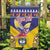 Personalized Colombia Christmas Garden Flag Andean Condor With Seamless Pattern - Wonder Print Shop