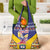 Personalized Colombia Christmas Grocery Bag Andean Condor With Seamless Pattern