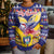 Personalized Colombia Christmas Kid Ugly Christmas Sweater Andean Condor With Seamless Pattern - Wonder Print Shop