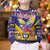 Personalized Colombia Christmas Kid Ugly Christmas Sweater Andean Condor With Seamless Pattern - Wonder Print Shop