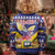 Personalized Colombia Christmas Kid Ugly Christmas Sweater Andean Condor With Seamless Pattern - Wonder Print Shop