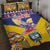 Personalized Colombia Christmas Quilt Bed Set Andean Condor With Seamless Pattern - Wonder Print Shop