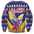 Personalized Colombia Christmas Sweatshirt Andean Condor With Seamless Pattern - Wonder Print Shop