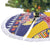 Personalized Colombia Christmas Tree Skirt Andean Condor With Seamless Pattern - Wonder Print Shop