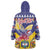 Personalized Colombia Christmas Wearable Blanket Hoodie Andean Condor With Seamless Pattern