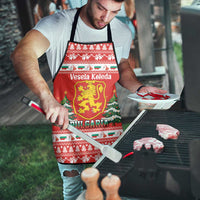 Bulgaria Christmas Apron Merry Xmas Lion Crest - Wonder Print Shop