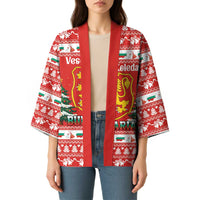 Bulgaria Christmas Kimono Merry Xmas Lion Crest - Wonder Print Shop