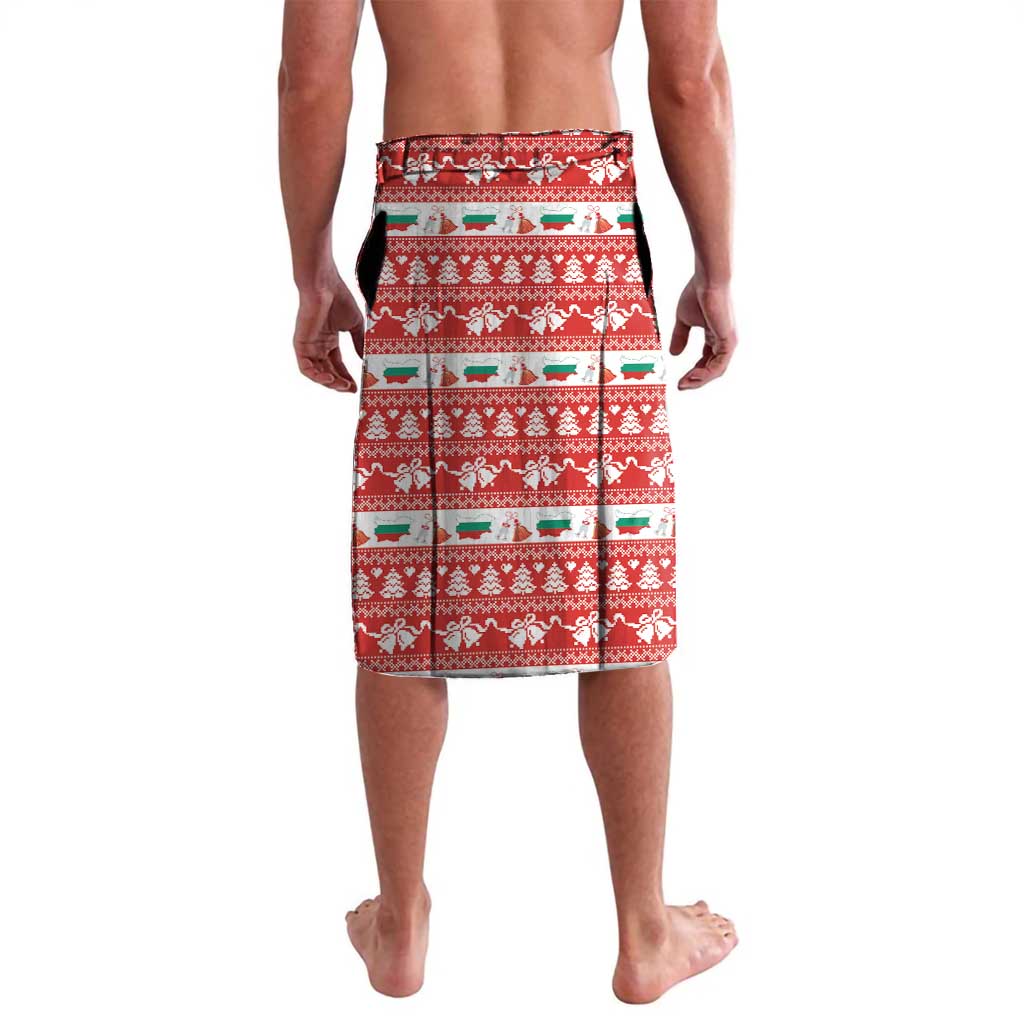 Bulgaria Christmas Lavalava Merry Xmas Lion Crest - Wonder Print Shop