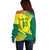 Custom Lithuania Volleyball Off Shoulder Sweater Go Champion Sporty Style