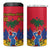 Haiti Independence Day 4 in 1 Can Cooler Tumbler Le Marron Inconnu Unity Makes Strength - Wonder Print Shop