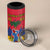 Haiti Independence Day 4 in 1 Can Cooler Tumbler Le Marron Inconnu Unity Makes Strength - Wonder Print Shop