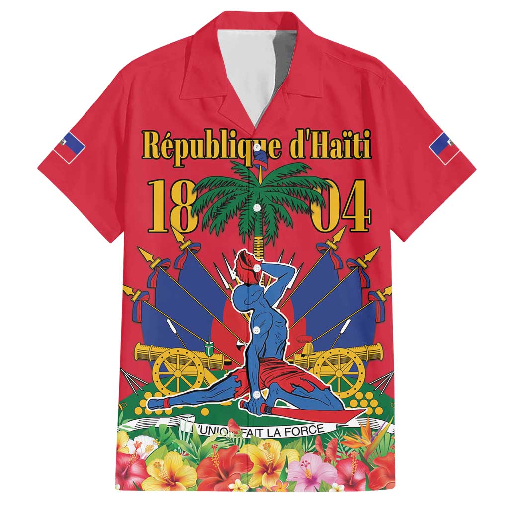 Haiti Independence Day Hawaiian Shirt Le Marron Inconnu Unity Makes Strength - Wonder Print Shop