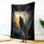 Personalized Estonia Blanket Wolf Howling At The Moon