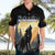 Personalized Estonia Hawaiian Shirt Wolf Howling At The Moon - Wonder Print Shop