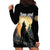 Personalized Estonia Hoodie Dress Wolf Howling At The Moon - Wonder Print Shop