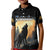 Personalized Estonia Kid Polo Shirt Wolf Howling At The Moon - Wonder Print Shop