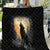 Personalized Estonia Quilt Wolf Howling At The Moon - Wonder Print Shop