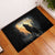 Personalized Estonia Rubber Doormat Wolf Howling At The Moon - Wonder Print Shop