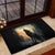 Personalized Estonia Rubber Doormat Wolf Howling At The Moon - Wonder Print Shop