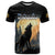 Personalized Estonia T Shirt Wolf Howling At The Moon - Wonder Print Shop