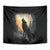 Personalized Estonia Tapestry Wolf Howling At The Moon