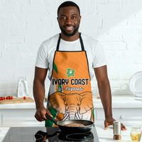 Ivory Coast Football Apron Les Elephants Spirit - Wonder Print Shop