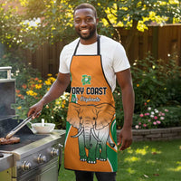 Ivory Coast Football Apron Les Elephants Spirit - Wonder Print Shop