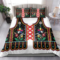 Vintage Polish Gorsecik Bedding Set Slavic Floral Folk Art