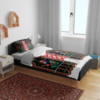 Vintage Polish Gorsecik Bedding Set Slavic Floral Folk Art
