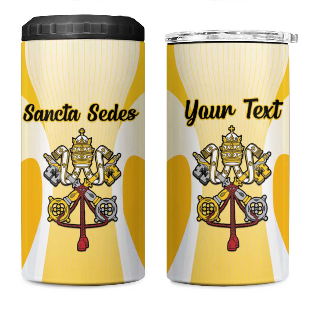 Personalized Holy See - Vatican City 4 in 1 Can Cooler Tumbler Sporty Style